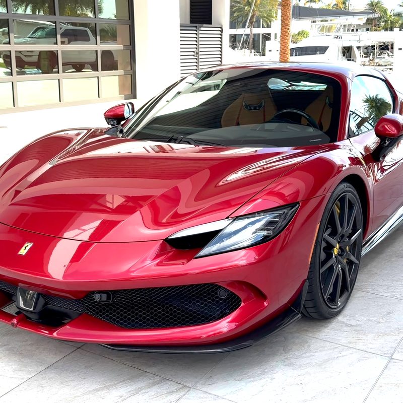 Red Ferrari 296 GTB
