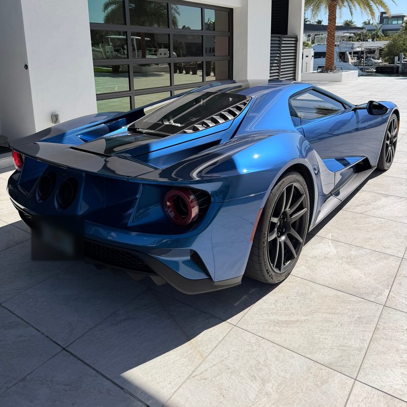 Blue Ford GT