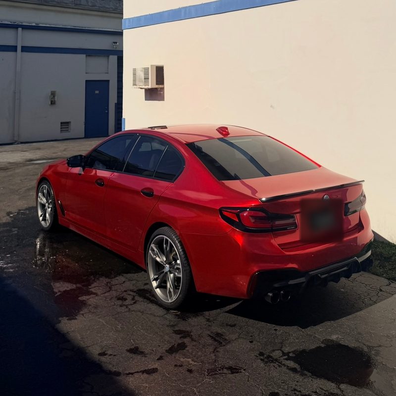 Red BMW M5