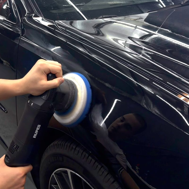 Paint correction with a dual-action polisher